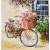 Serwetka decoupage firmy HOME rower z koszykiem 33x33cm